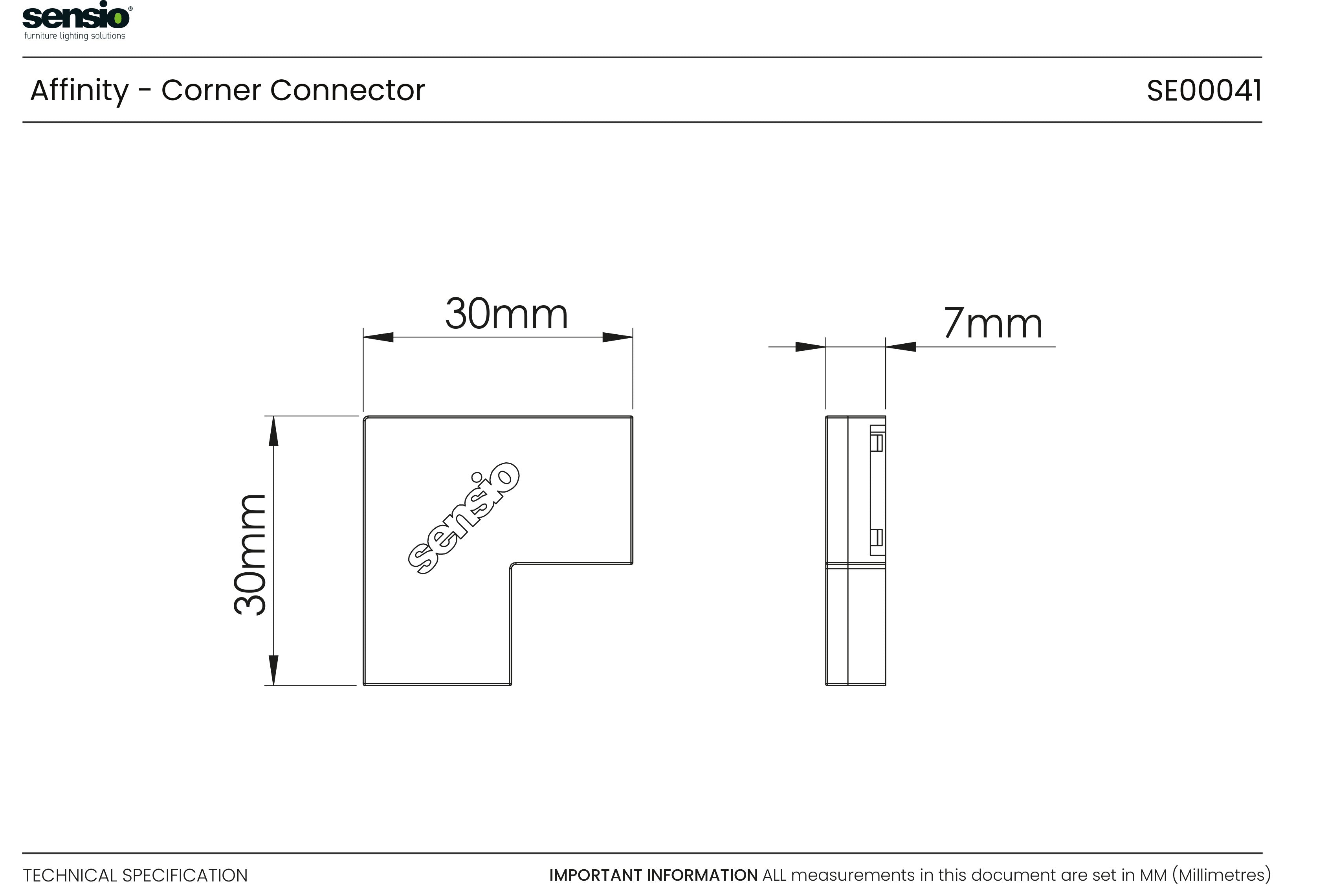 Affinity - Conector de esquina