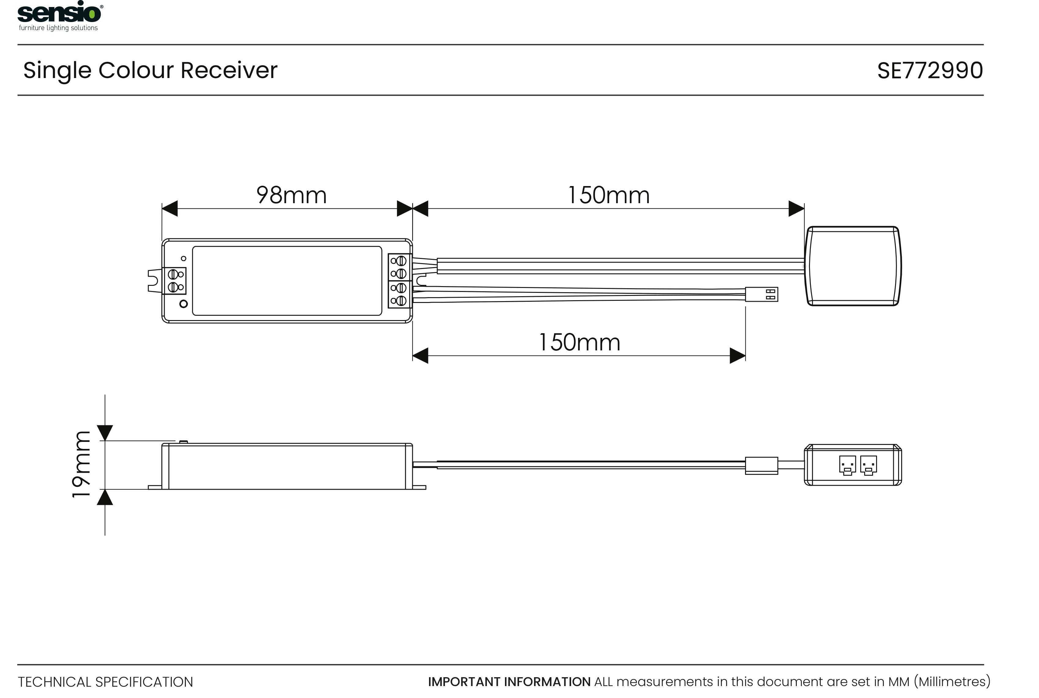 Single Colour Receiver