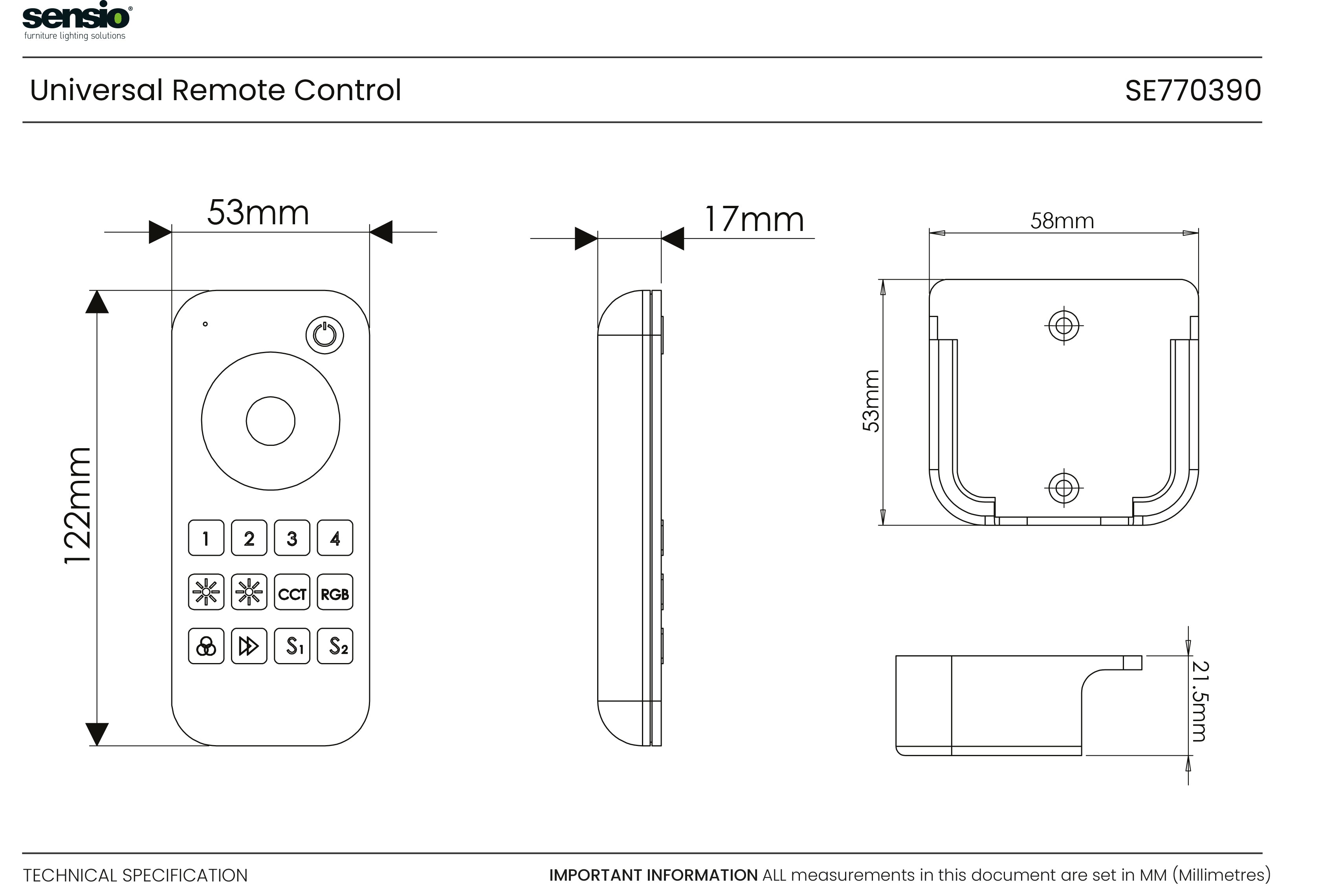 Universal Remote Control™