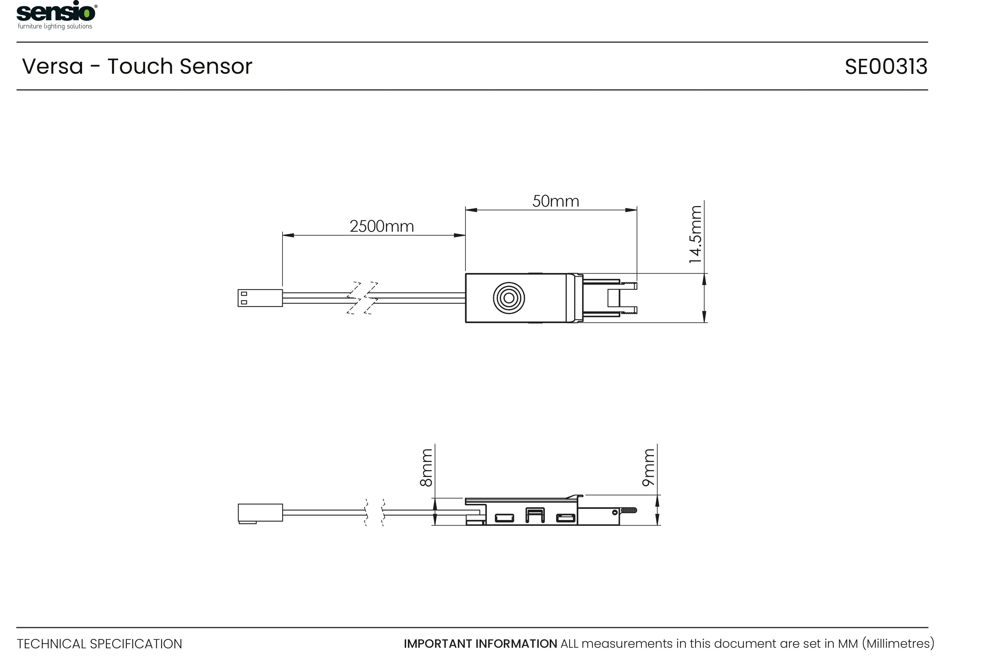 Versa™ - Sensor Táctil