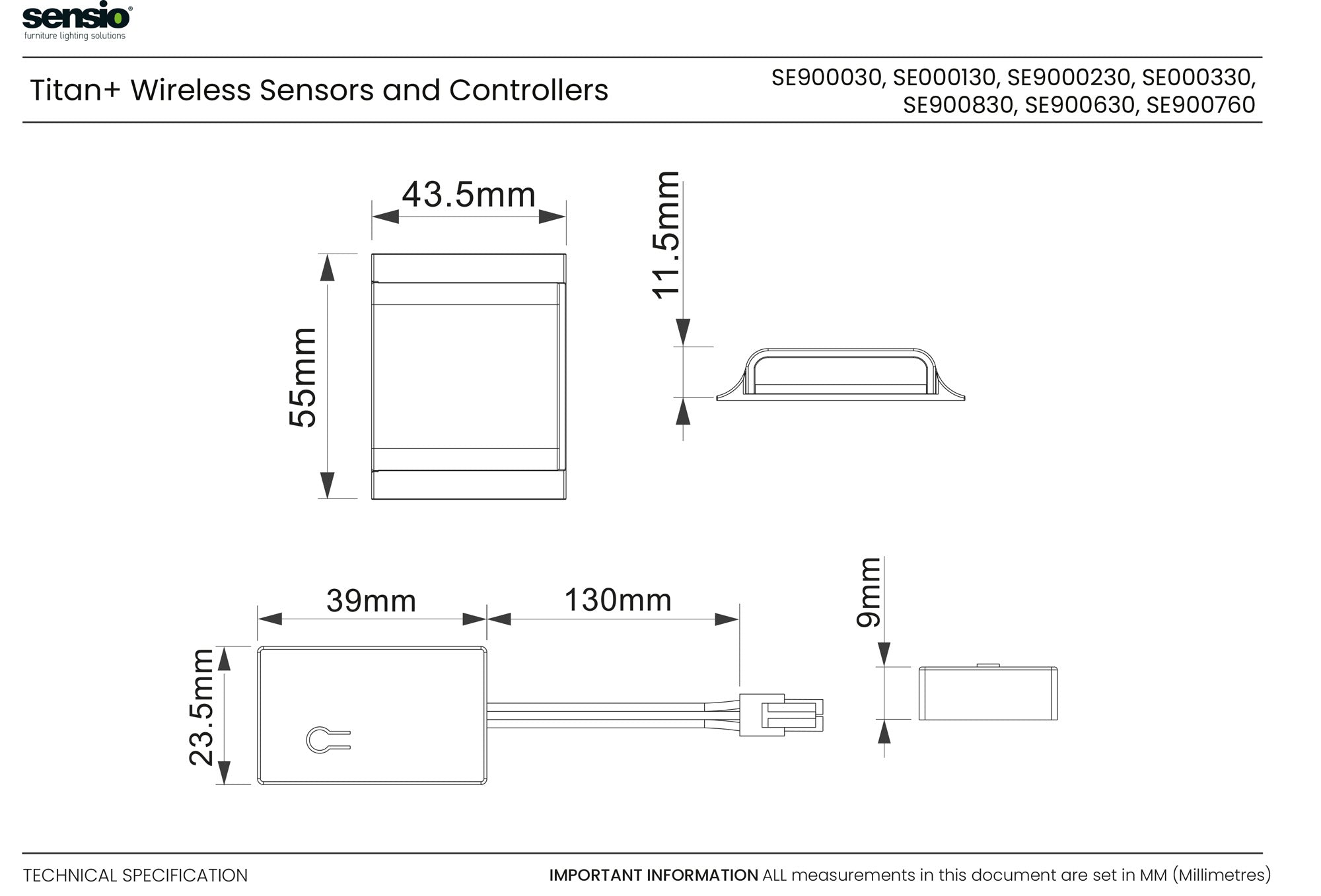 Titan+ Wireless Touch Sensor