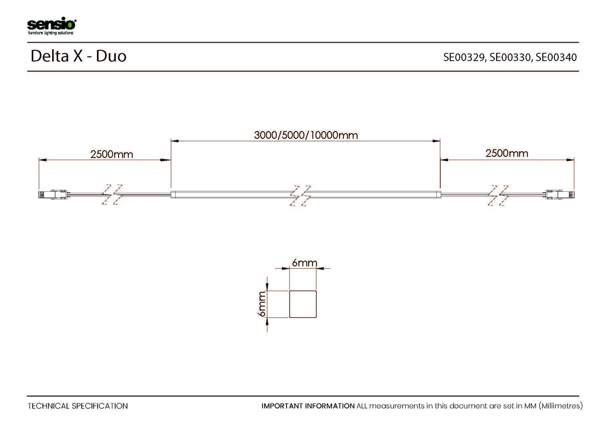 Technical drawing for Delta X Duo™