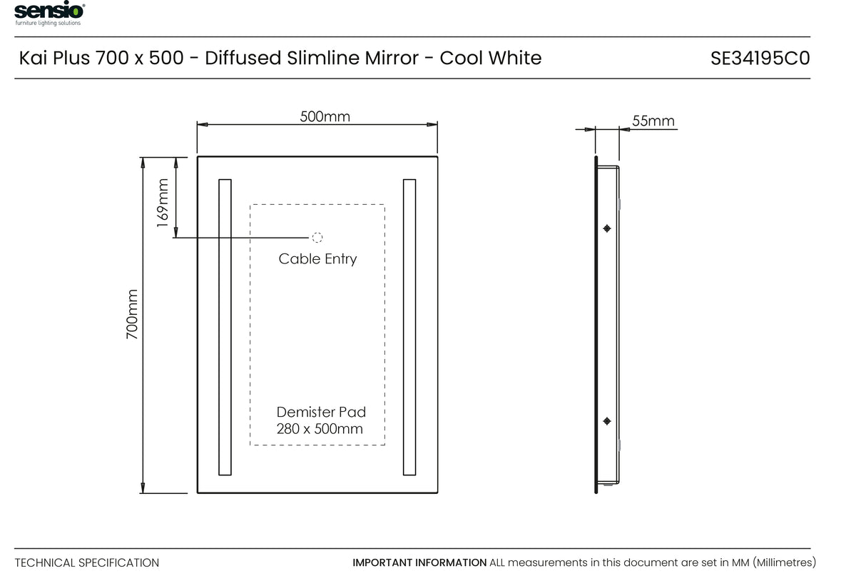 Technical drawing for Kai Plus