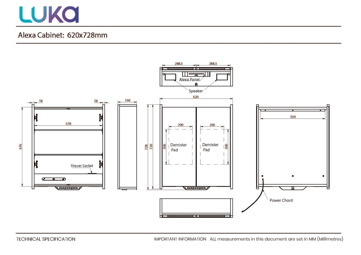 Technical drawing for Mueble Luka