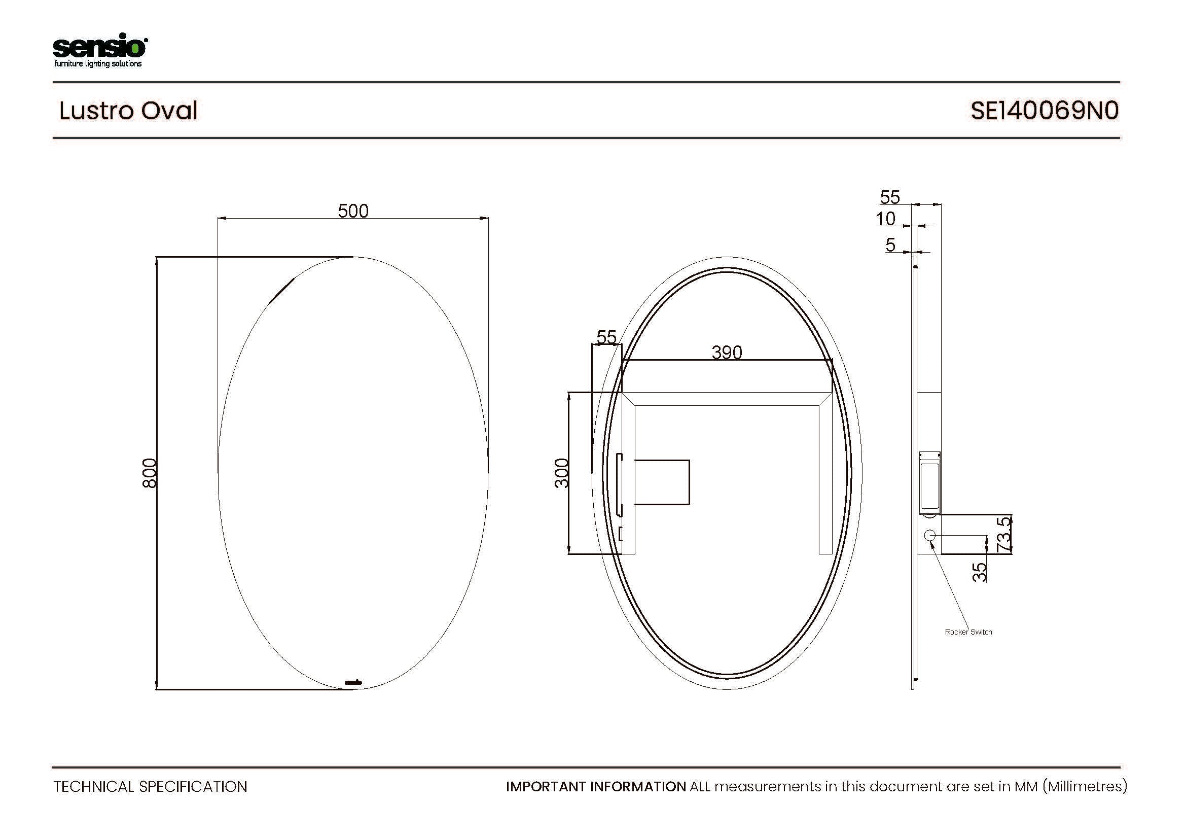 Lustro Oval