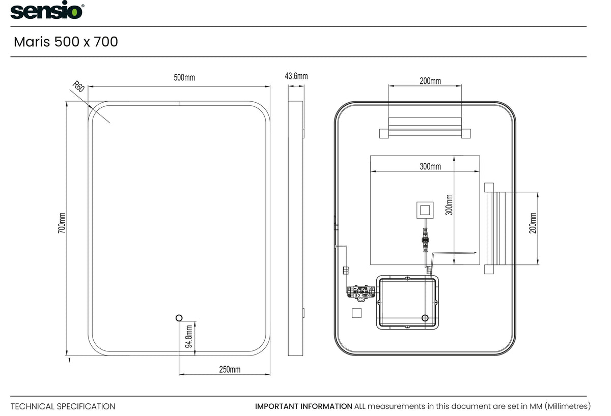 Technical drawing for Maris Rectángulo