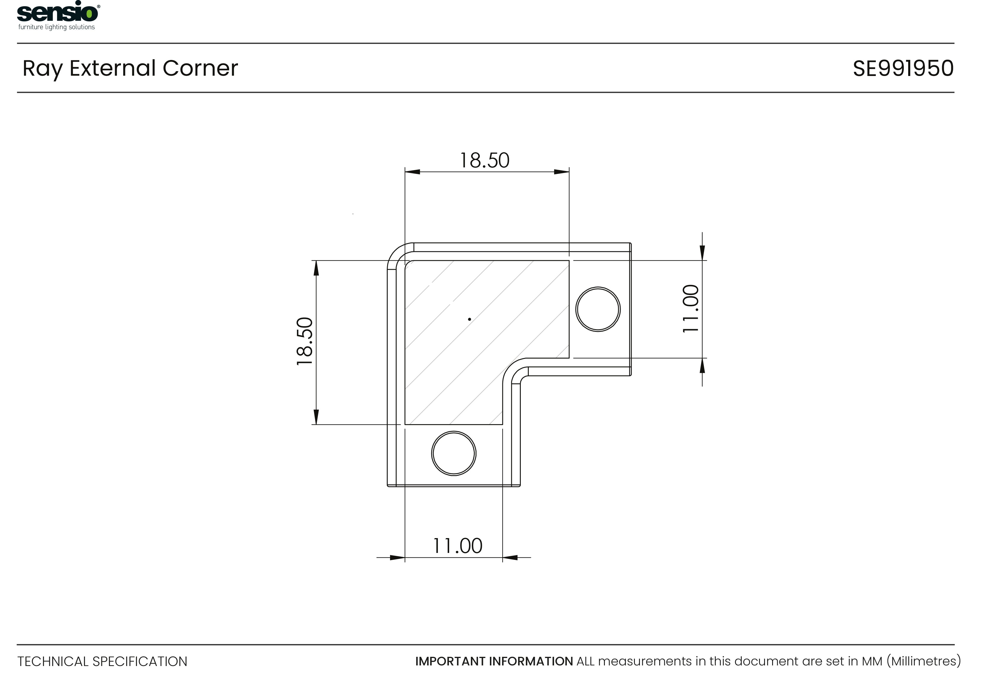 Ray External Corner