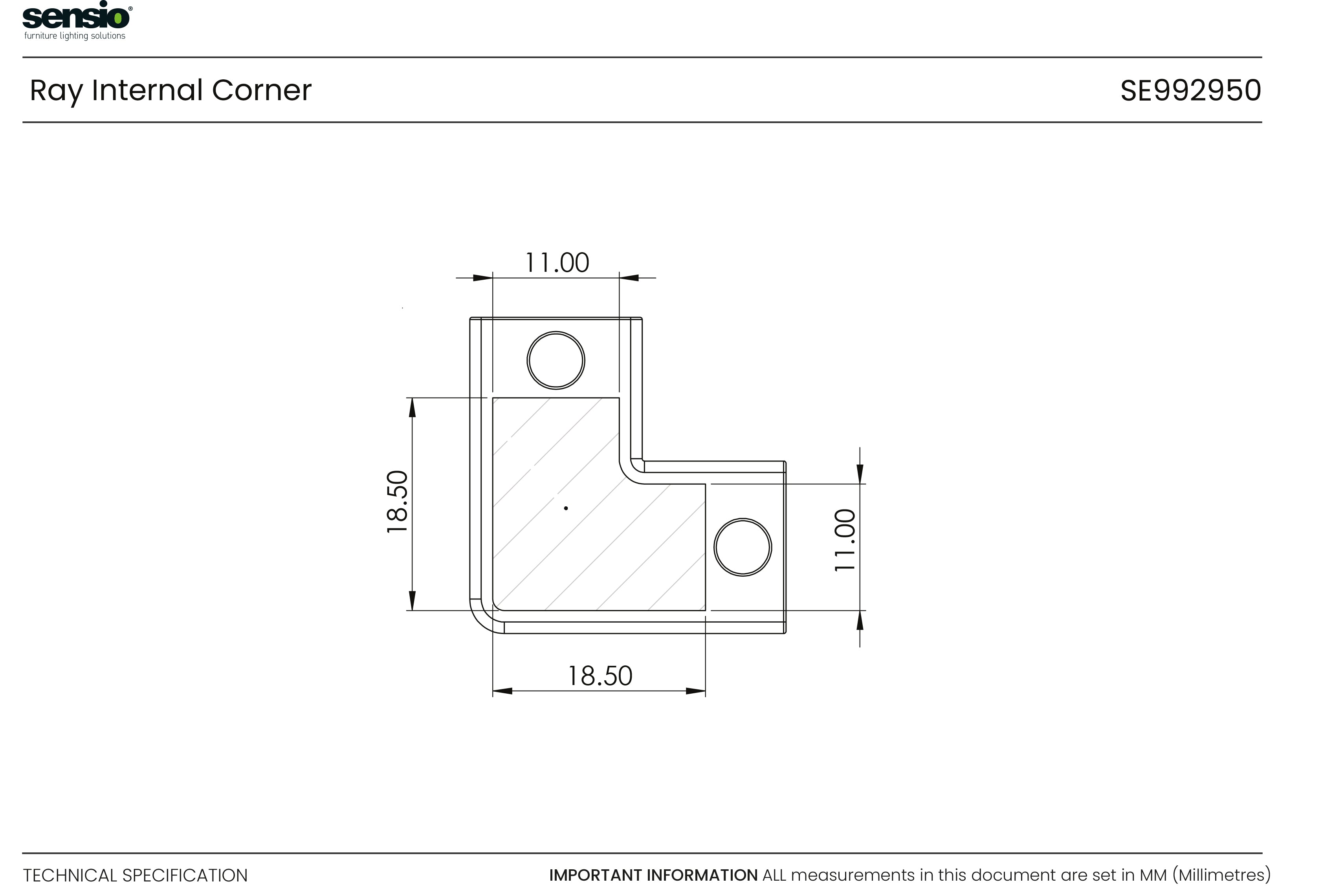Ray Internal Corner