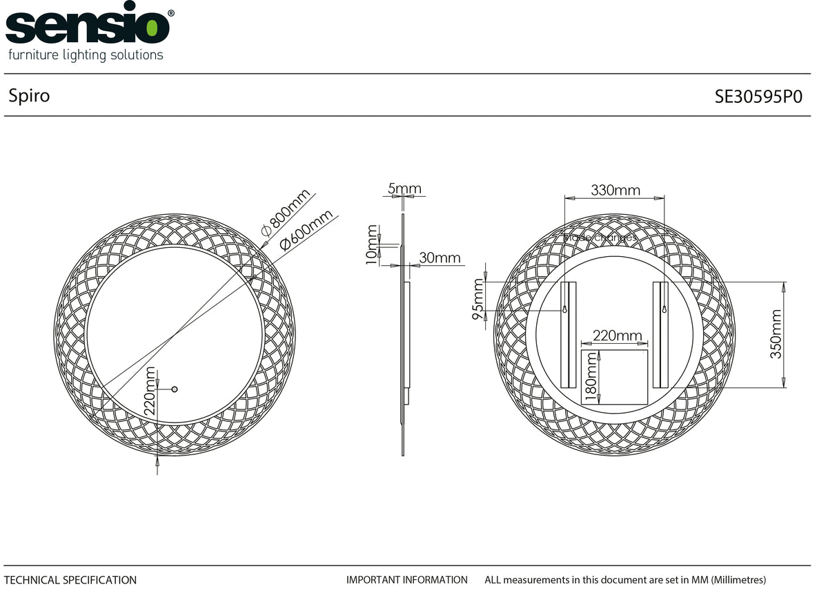 Technical drawing for Espiro