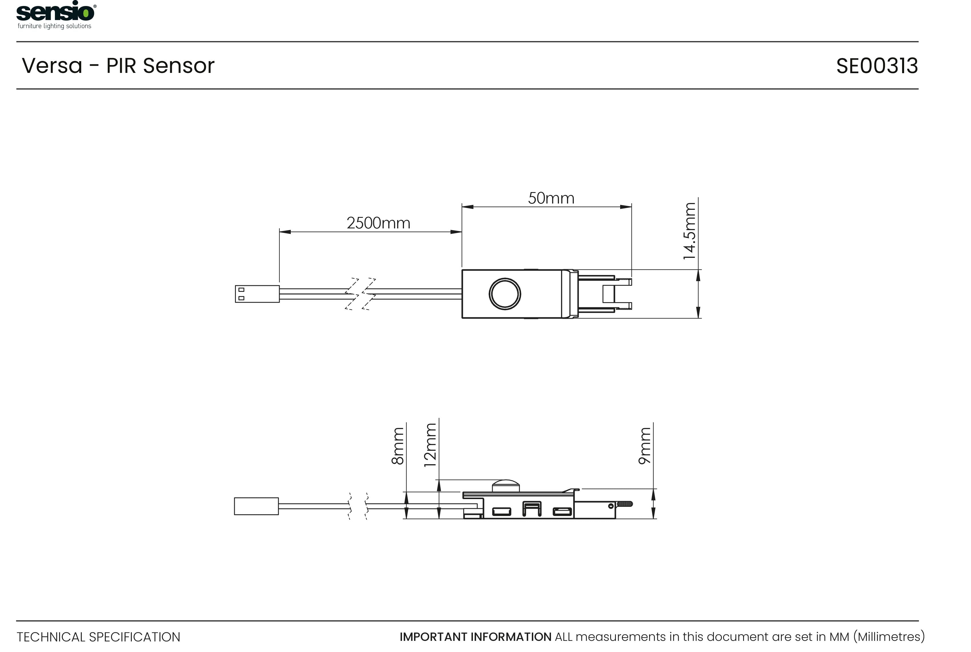 Versa™ - Sensor PIR