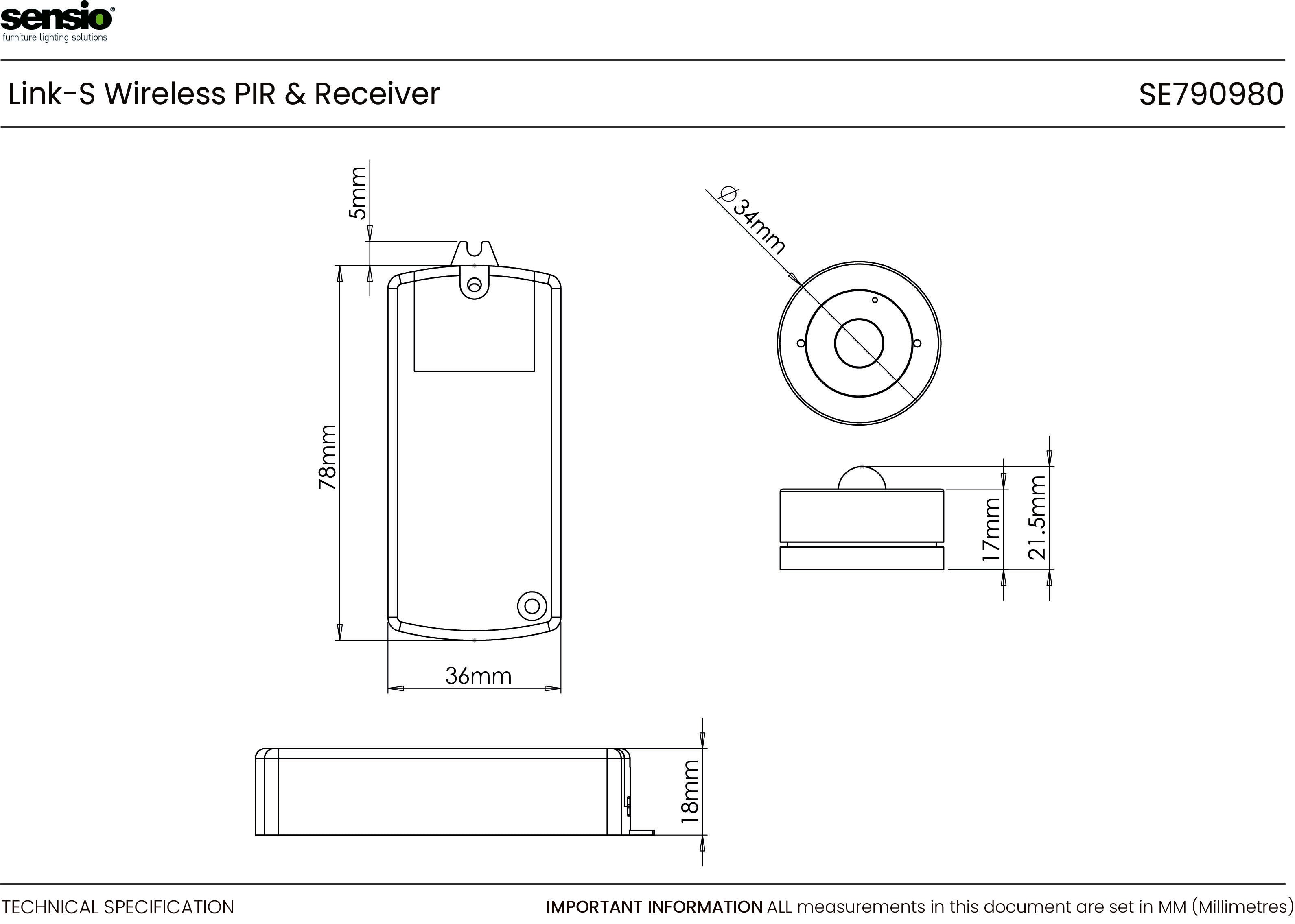 Link-S™ Wireless PIR & Receiver