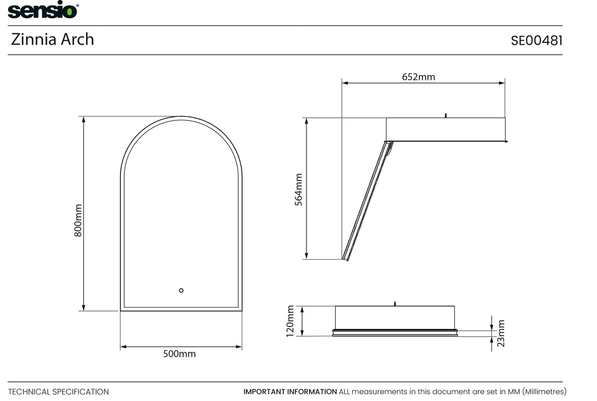 Technical drawing for Arco de zinia